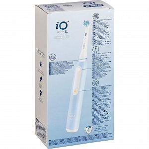 Зубна щітка електрична Oral-B iO 3N Синій: 3 режими, 1 зарядний пристрій, 1 тримач для щітки synthetic.ua - Фото 1