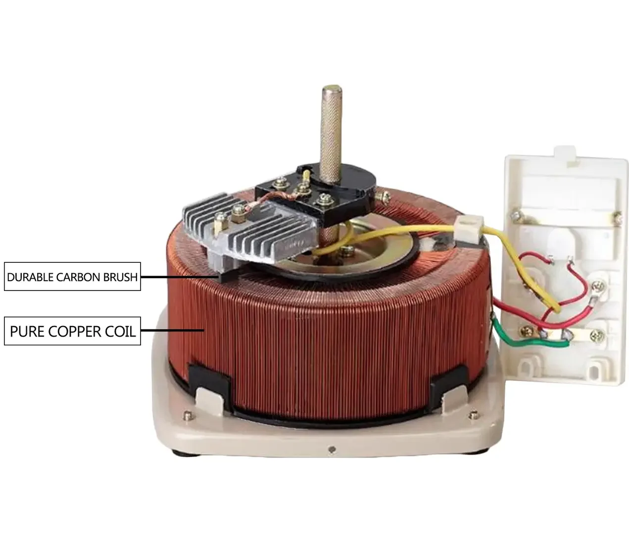 Трансформатор змінного струму FlowerW / 0 - 300 В / 500 ВА / 220 В / 60 Гц / Сірий, фото №5