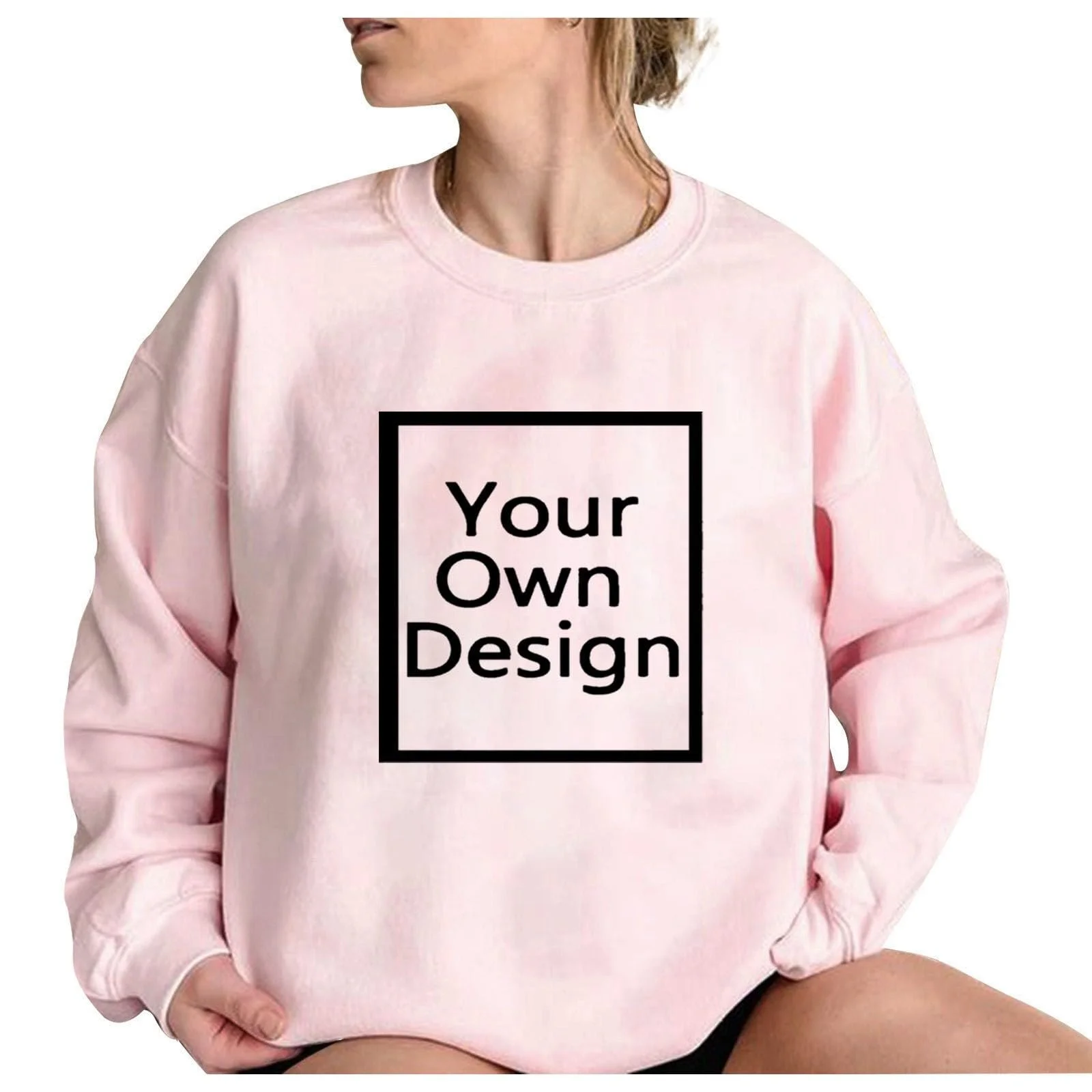 Женский свитшот tsaChick Рождественский принт DIY, фото №4 Женский свитшот tsaChick Рождественский принт DIY, фото №4