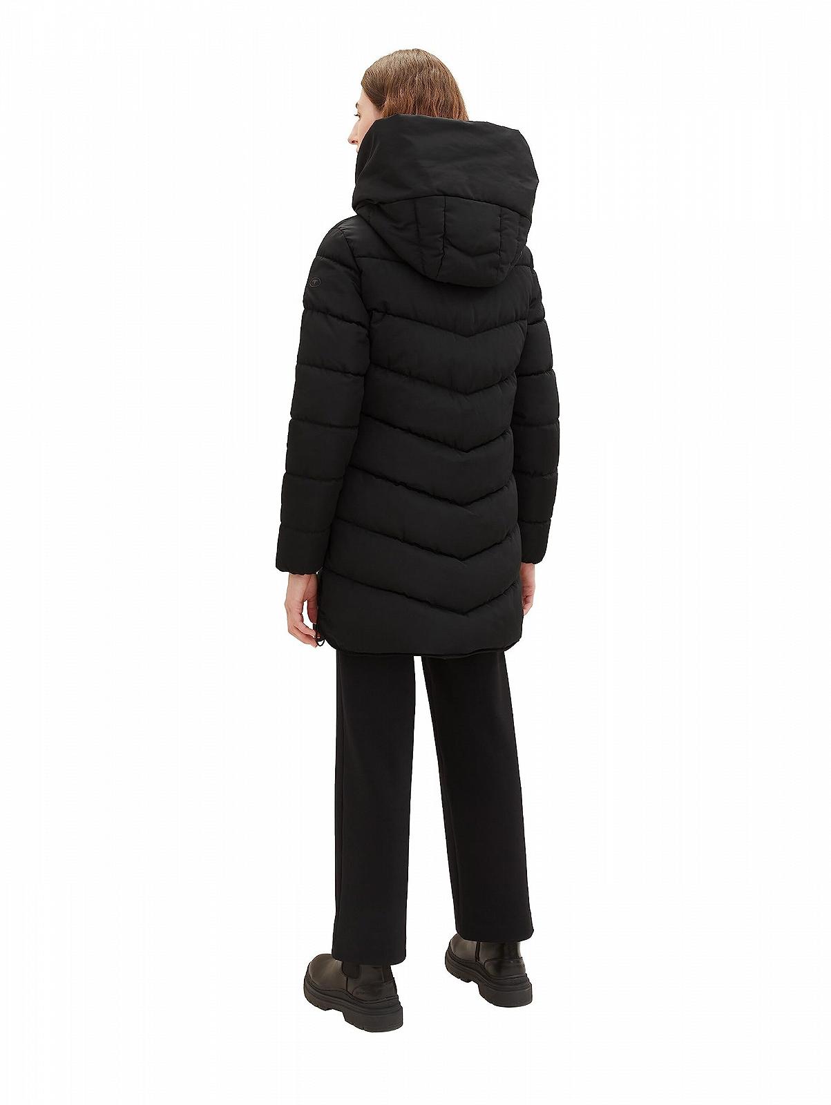 Женское стеганое пальто TOM TAILOR с капюшоном, фото №4