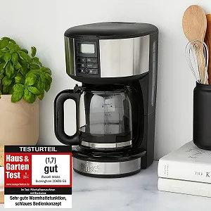 Кофеварка капельная Russell Hobbs BUCKINGHAM 1.25 л 15 чашек черная synthetic.ua - Фото 1