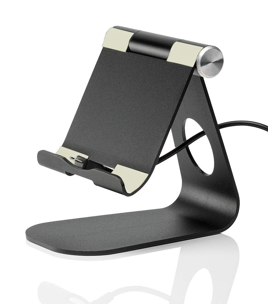 Держатель для планшета Slabo для Lenovo Tab M10 | Tab M10 FHD Plus | Tab M8 | Tab4 10 | Tab4 10 Plus | Tab4 8 | Tab4 8 Plus алюминиевый - черный, фото №3 Держатель для планшета Slabo для Lenovo Tab M10 | Tab M10 FHD Plus | Tab M8 | Tab4 10 | Tab4 10 Plus | Tab4 8 | Tab4 8 Plus алюминиевый - черный, фото №3