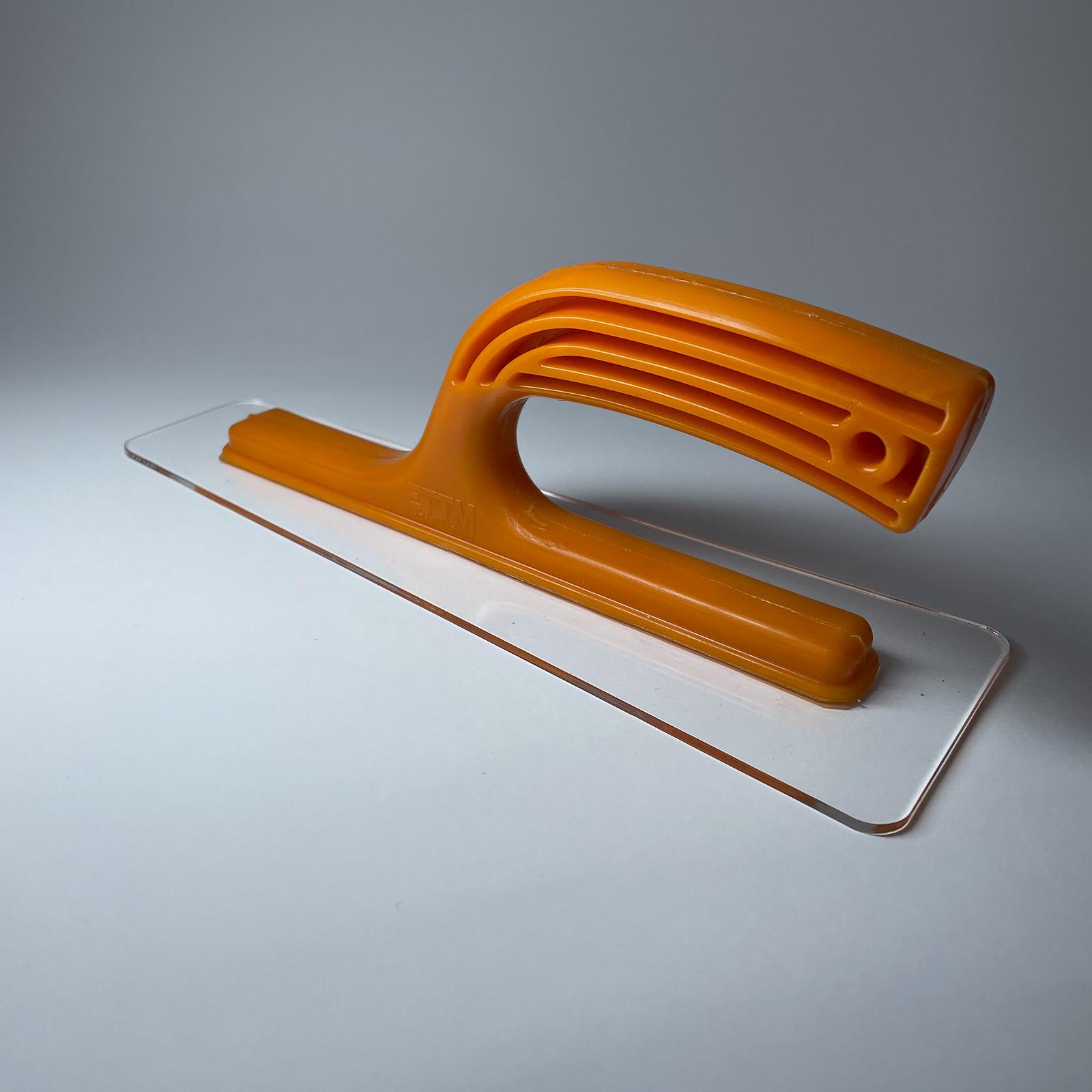 Прозора кельма ETTM трапецієподібна для рідких шпалер (230x80-50мм), фото №1 Прозора кельма ETTM трапецієподібна для рідких шпалер (230x80-50мм), фото №1