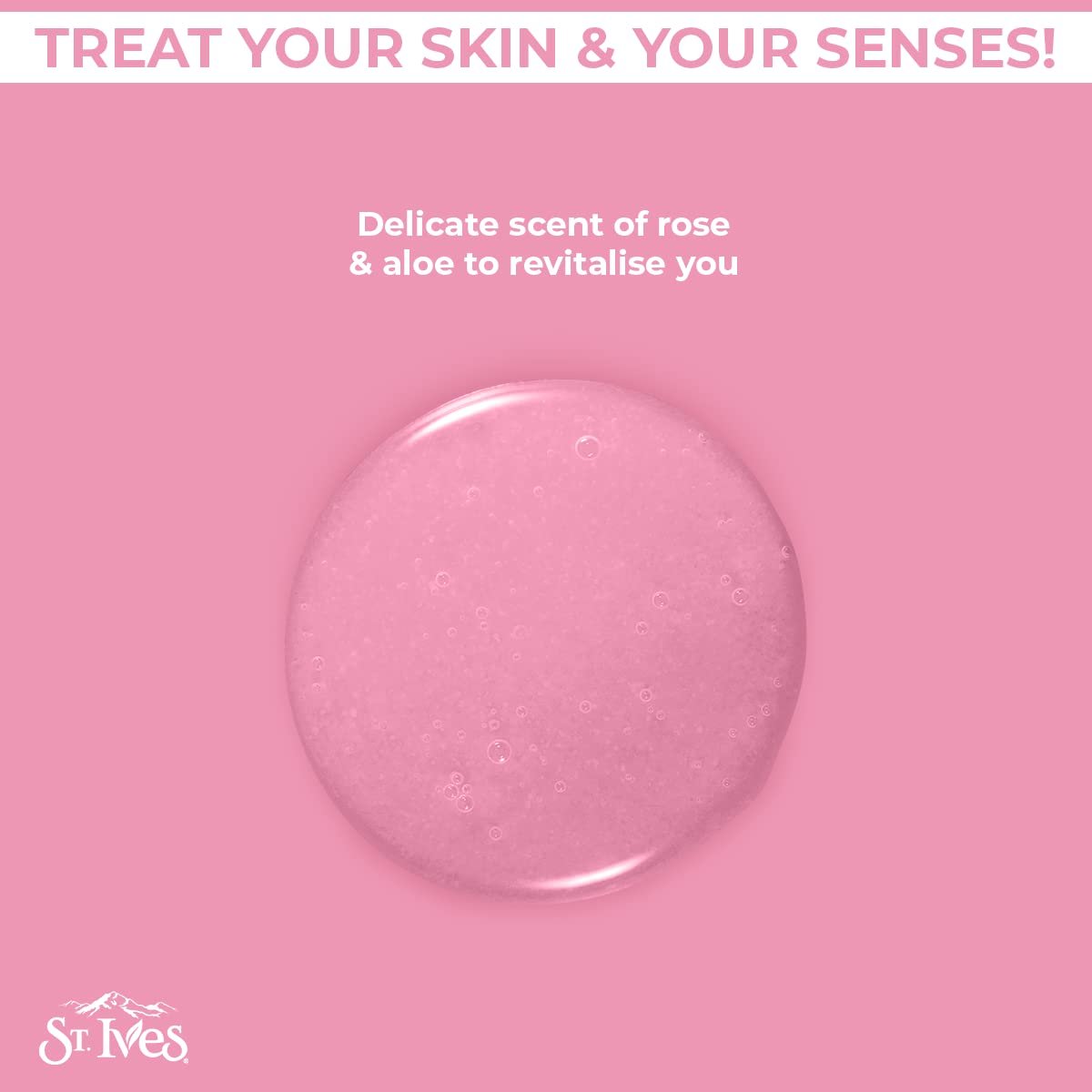 Гель для душа St. Ives Refreshing Rose Water and Aloe Vera 650 мл 473 мл, фото №6