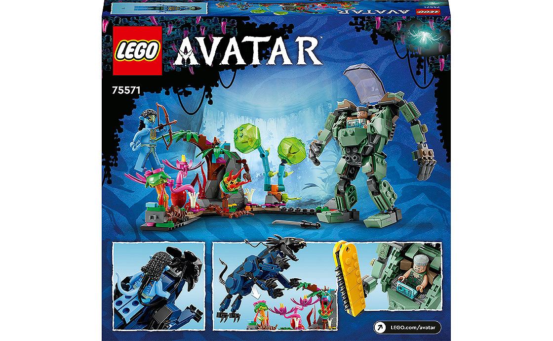 Детский конструктор LEGO Avatar Нейтири и танатор против Майлза Куорича в УМП Скафандре (75571), фото №3 Детский конструктор LEGO Avatar Нейтири и танатор против Майлза Куорича в УМП Скафандре (75571), фото №3