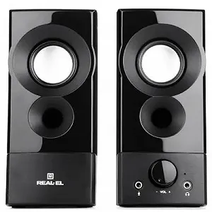 Акустическая система REAL-EL S-90 Black synthetic.ua - Фото 1