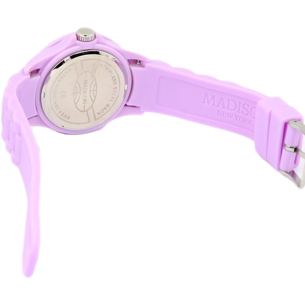 Унисекс Часы Madison New York Candy Time Фиолетовый/Фиолетовый, фото №6 Унисекс Часы Madison New York Candy Time Фиолетовый/Фиолетовый, фото №6