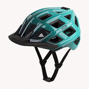 Шлем Offroad KED Crom K-Fit Black Clear Fidlock с сеткой от насекомых, регулировкой длины ремешка Quickstop, застежкой ремня FIDLOCK и встроенным задним светодиодным фонарем MaxShell Technology - Фото 1