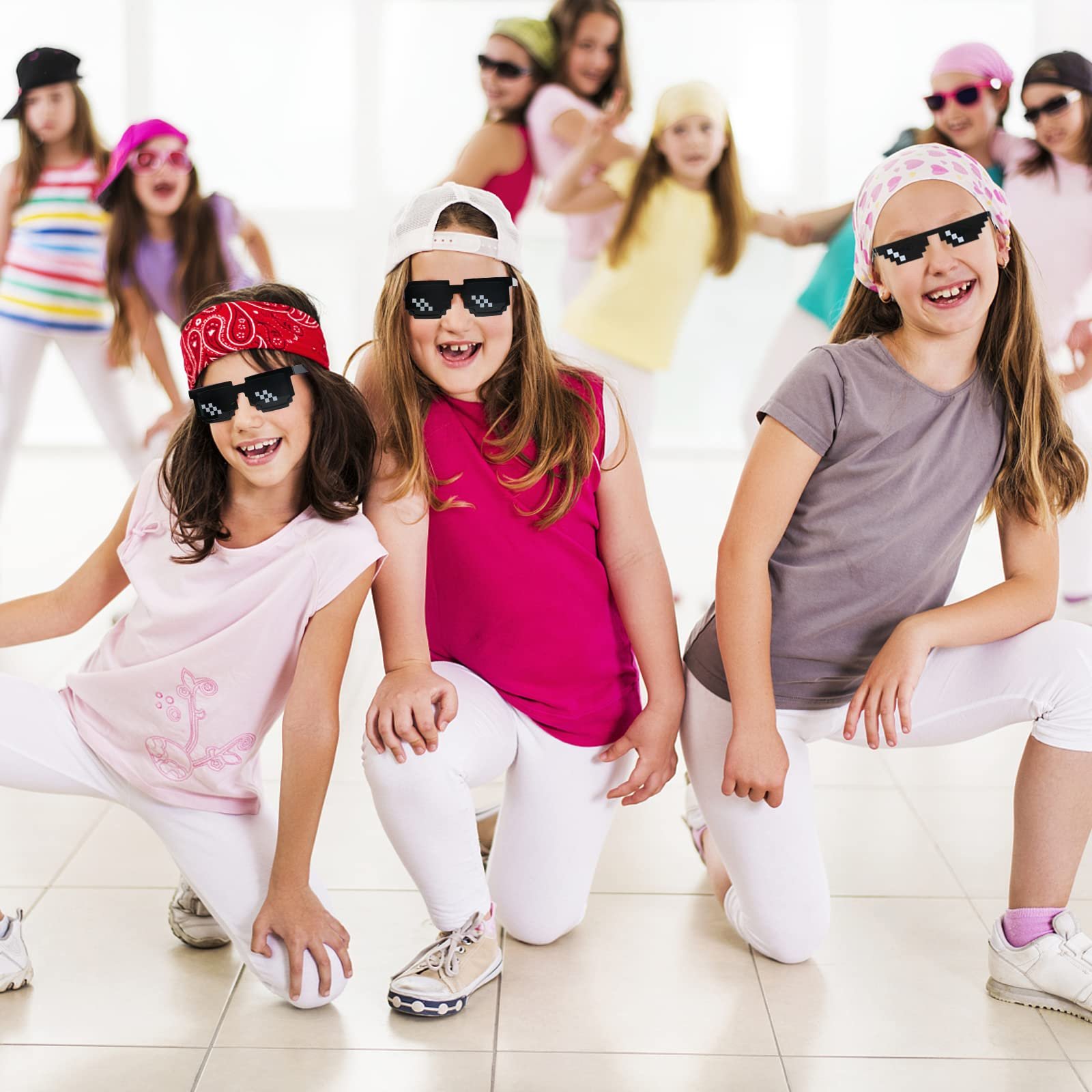 Солнцезащитные очки Thug Life Унисекс, 3 шт, черный, фото №4