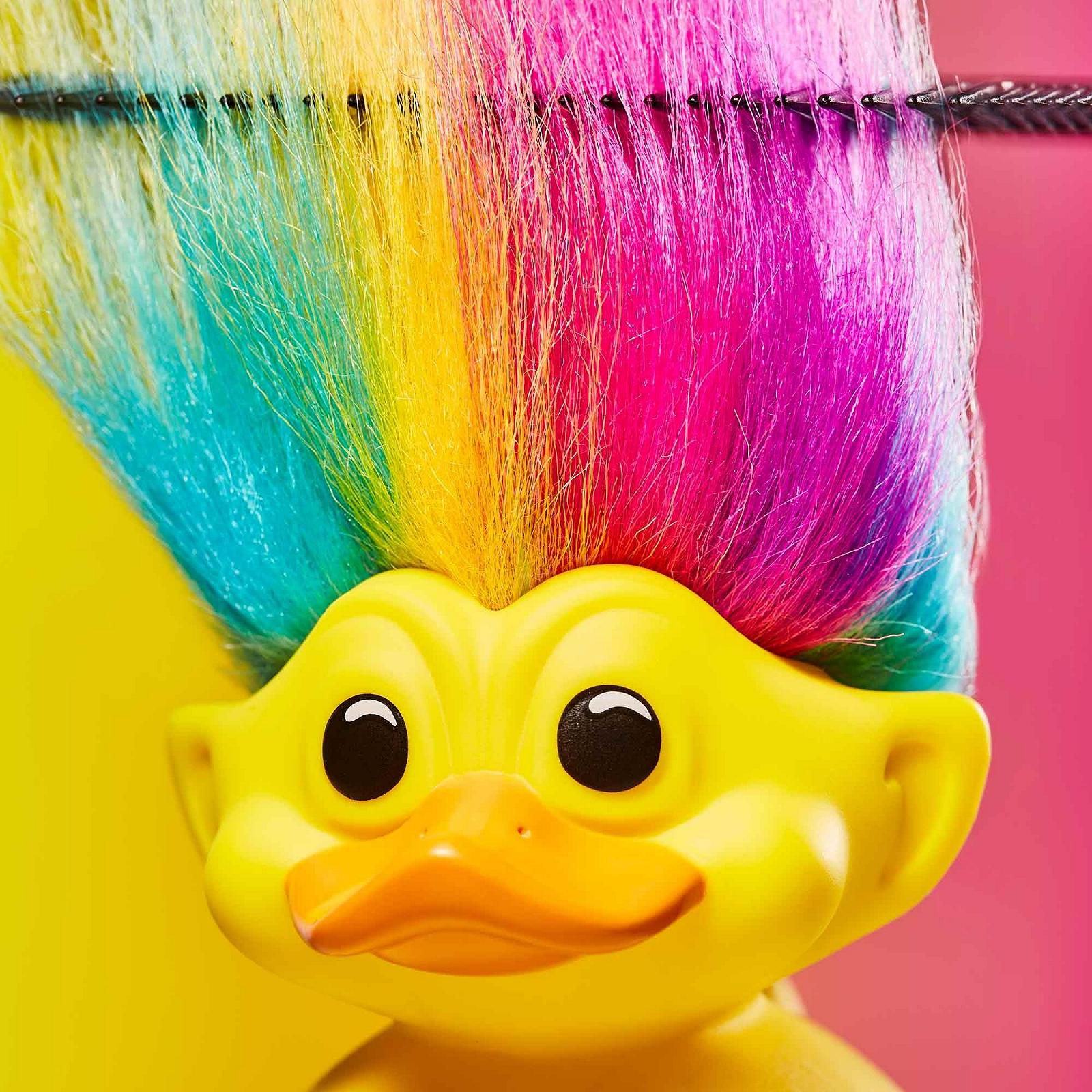 Фігурка гумова качка Rainbow Troll TUBBZ Box Edition, фото №4