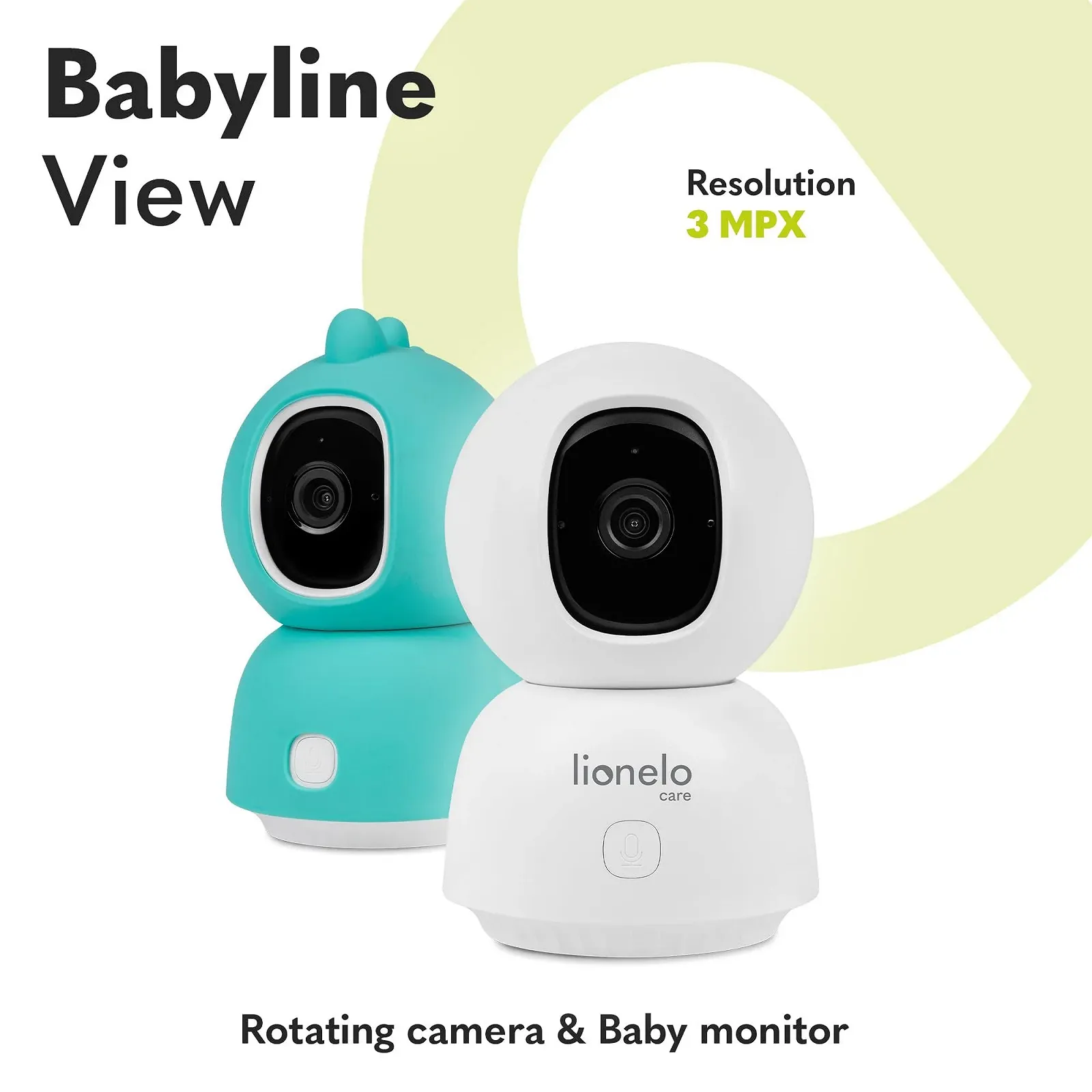 Видеоняня Lionelo Babyline View 330° App Controlled Two-Way Communication Motion Sensor White/Wood, фото №2 Видеоняня Lionelo Babyline View 330° App Controlled Two-Way Communication Motion Sensor White/Wood, фото №2