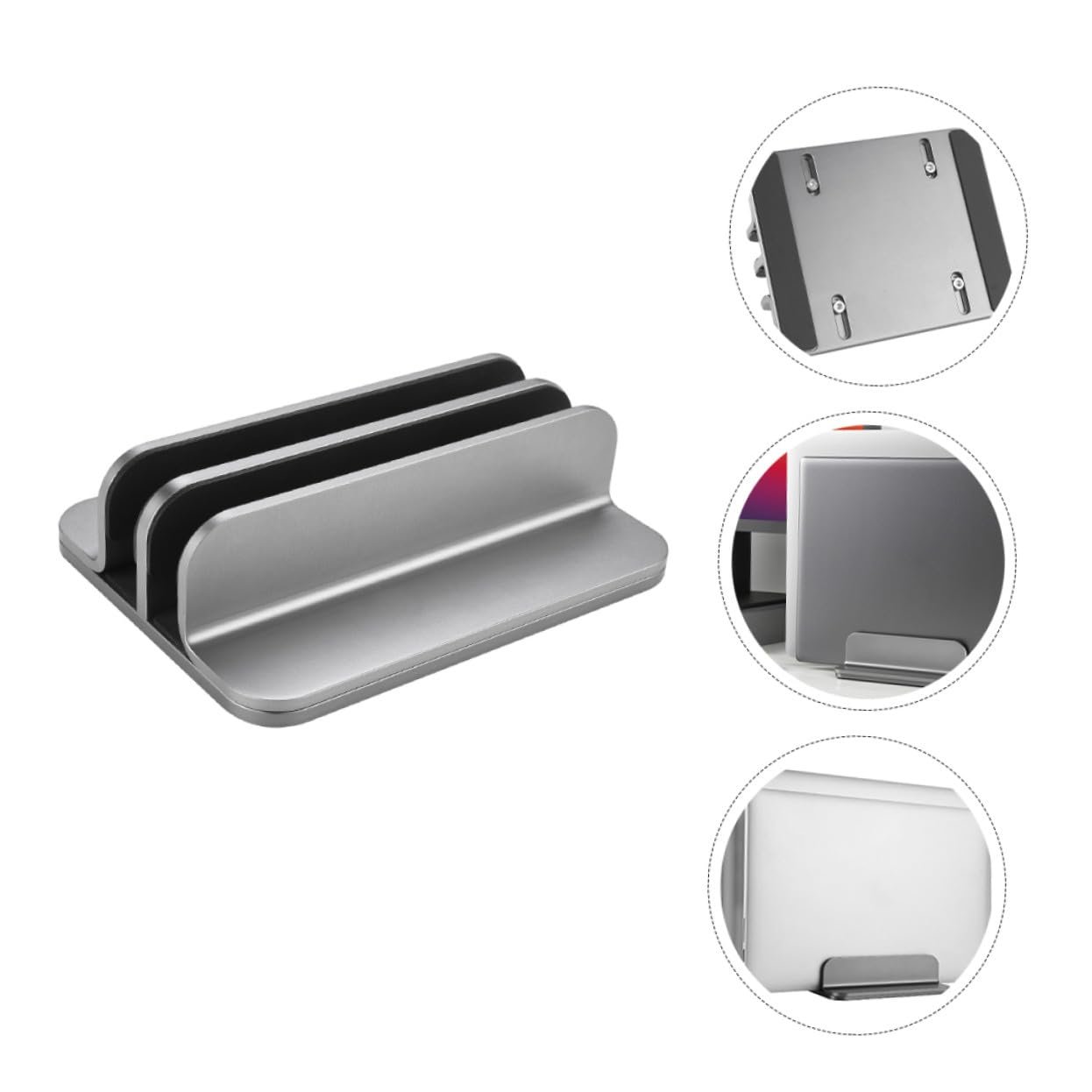 Подставка Вертикальная Veemoon Алюминиевый Сплав Регулируемая Для Планшета Настольная Стабильная Компактная Для Ноутбуков и Планшетов Прочная, фото №9