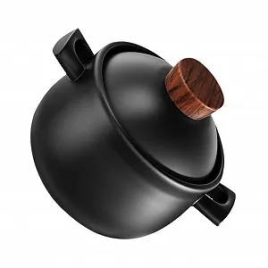 Кастрюля керамическая термостойкая большая для газовой плиты - Фото 1