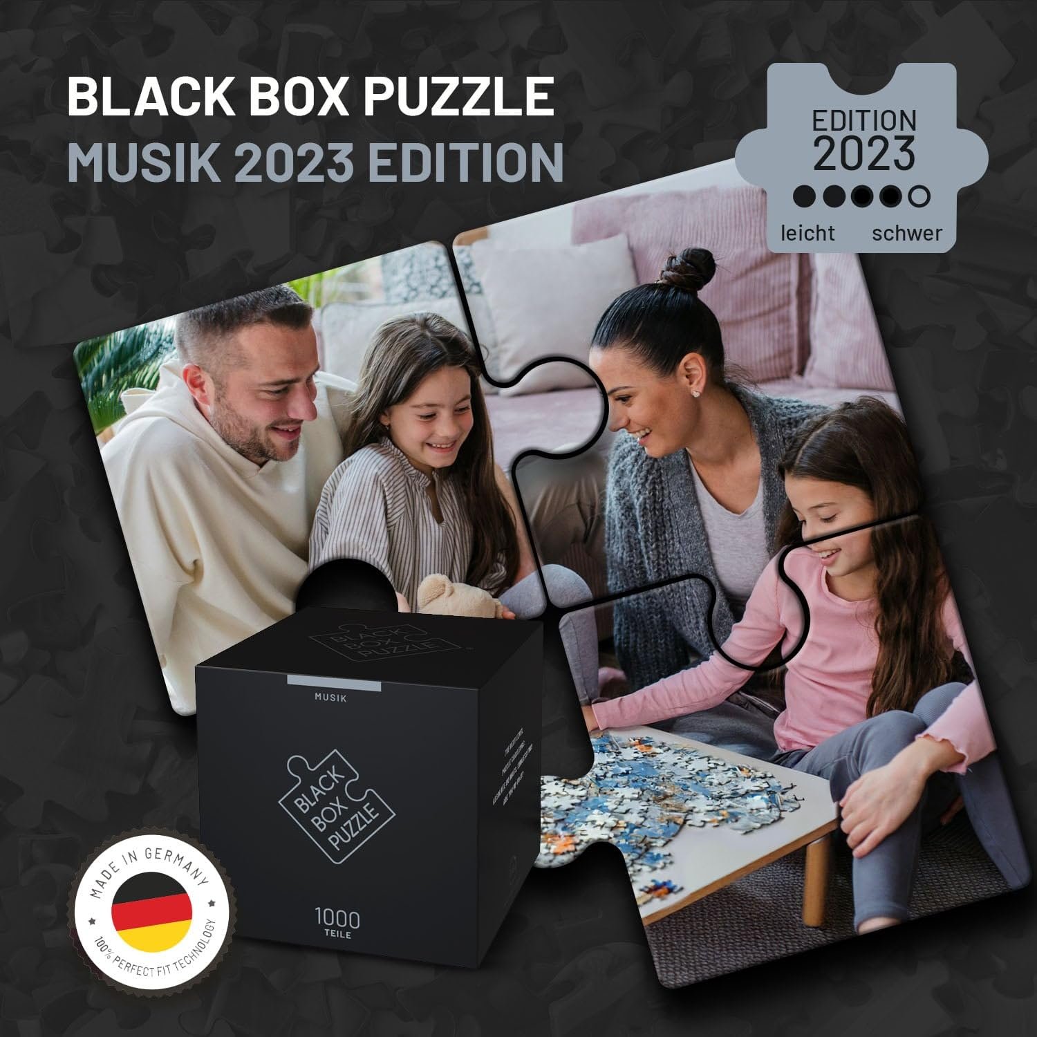 Пазл MiSu Games Black Box Music 2023 Edition 1000 деталей сюрприз-мотив без шаблона экстра-сложный, фото №2