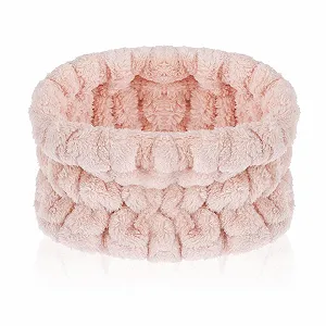 Пов'язка для голови Sibba Spa для вмивання, макіяжу, спорту, душу - Фото 1