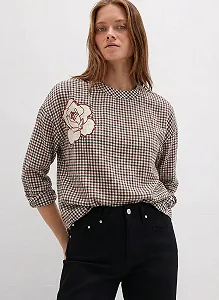 Женская блуза MAVI Embroidered Blouse в оттенке Antique White - S - Фото 1