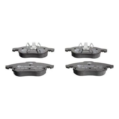 Комплект гальмівних колодок, дискове гальмо ATE 13.0460-7212.2 Передня вісь, фото №2