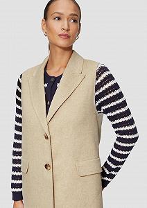 Жилет s.Oliver BLACK LABEL Doubleface свободного кроя synthetic.ua - Фото 1