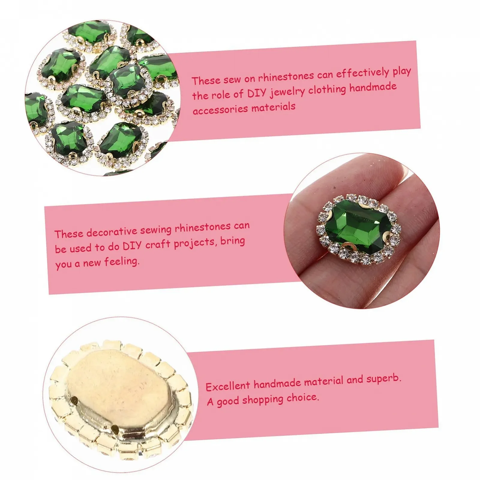 Стрази STOBOK 20шт, фото №6