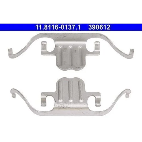 Пружина тормозного суппорта ATE 11.8116-0137.1 для BMW, передняя ось, фото №2