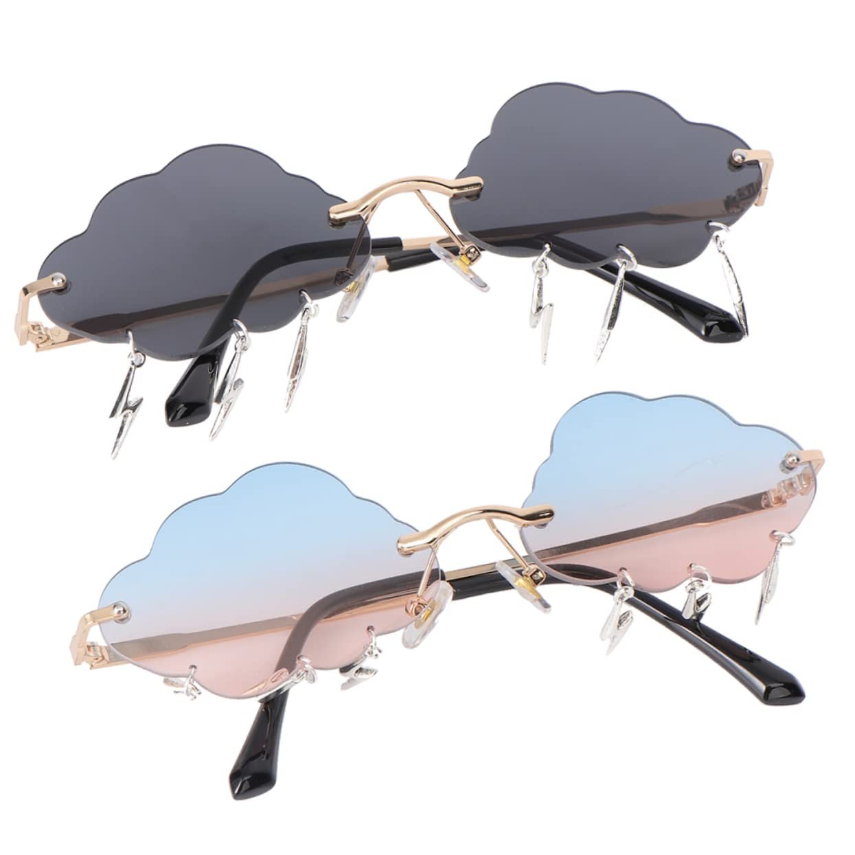 Набір сонцезахисних окулярів жіночих PACKOVE, 3 шт, без оправи, фото №9