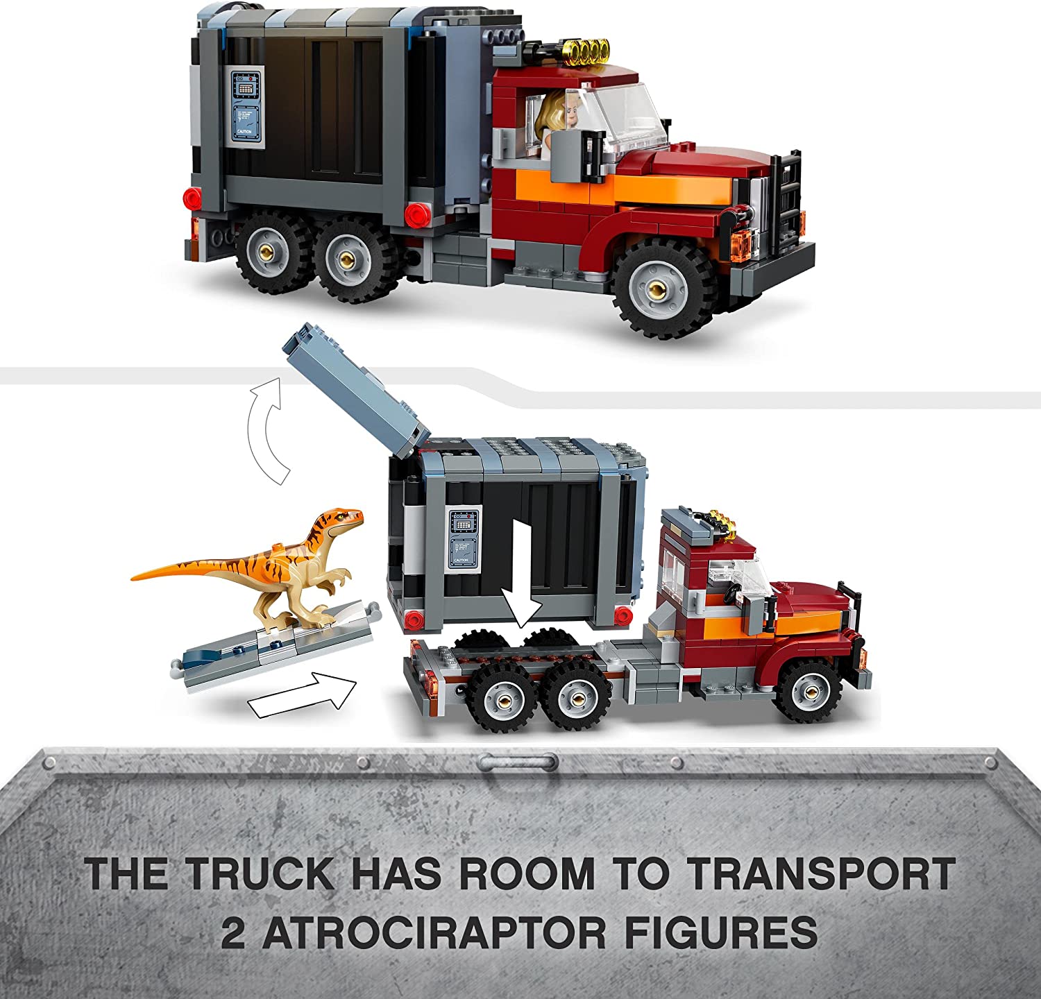 Детский конструктор Lego Jurassic World Побег атроцираптора и тираннозавра 76948, фото №3