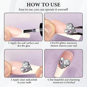 Набор украшений для ногтей 19 шт., Смешанные украшения для ногтей, Универсальные украшения для ногтей, Милые аксессуары для маникюра, для украшений для ногтей, Аксессуары, DIY поделки, с 50 битыми бриллиантами synthetic.ua - Фото 1