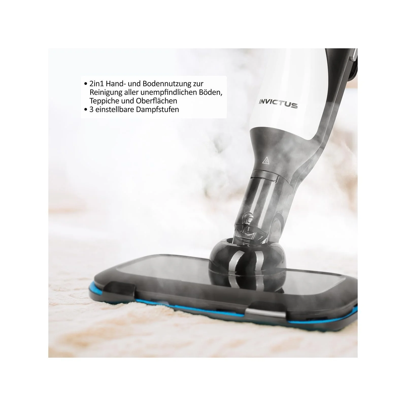 Пароочисник ручний та для підлоги Invictus 2.0 Набір 16 предметів, фото №6 Пароочисник ручний та для підлоги Invictus 2.0 Набір 16 предметів, фото №6