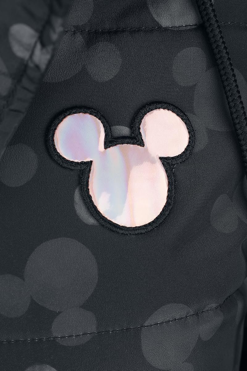 Женская зимняя куртка Mickey Mouse Allover Черный Disney, Fan Merch, Films, Cartoon, фото №4