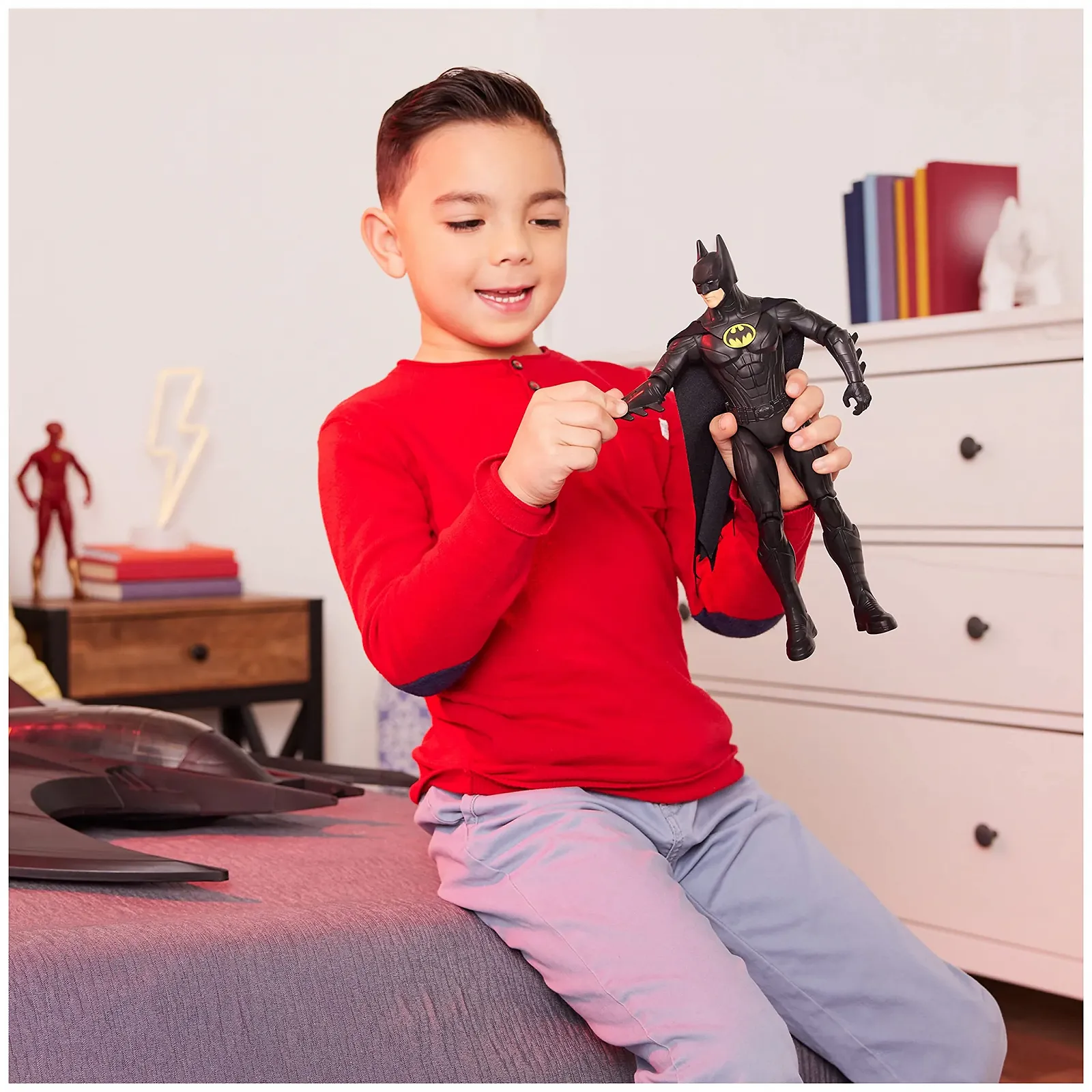 Игровой набор DC Comics The Flash Batman 4 дюйма Batwing 27 дюймов Киногерои, фото №8