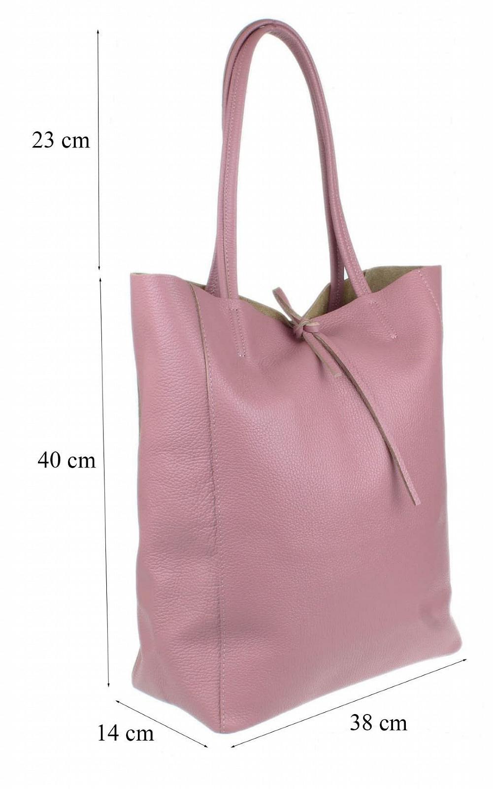 Шкіряна жіноча сумка з відкритим верхом Girly Handbags, фото №2