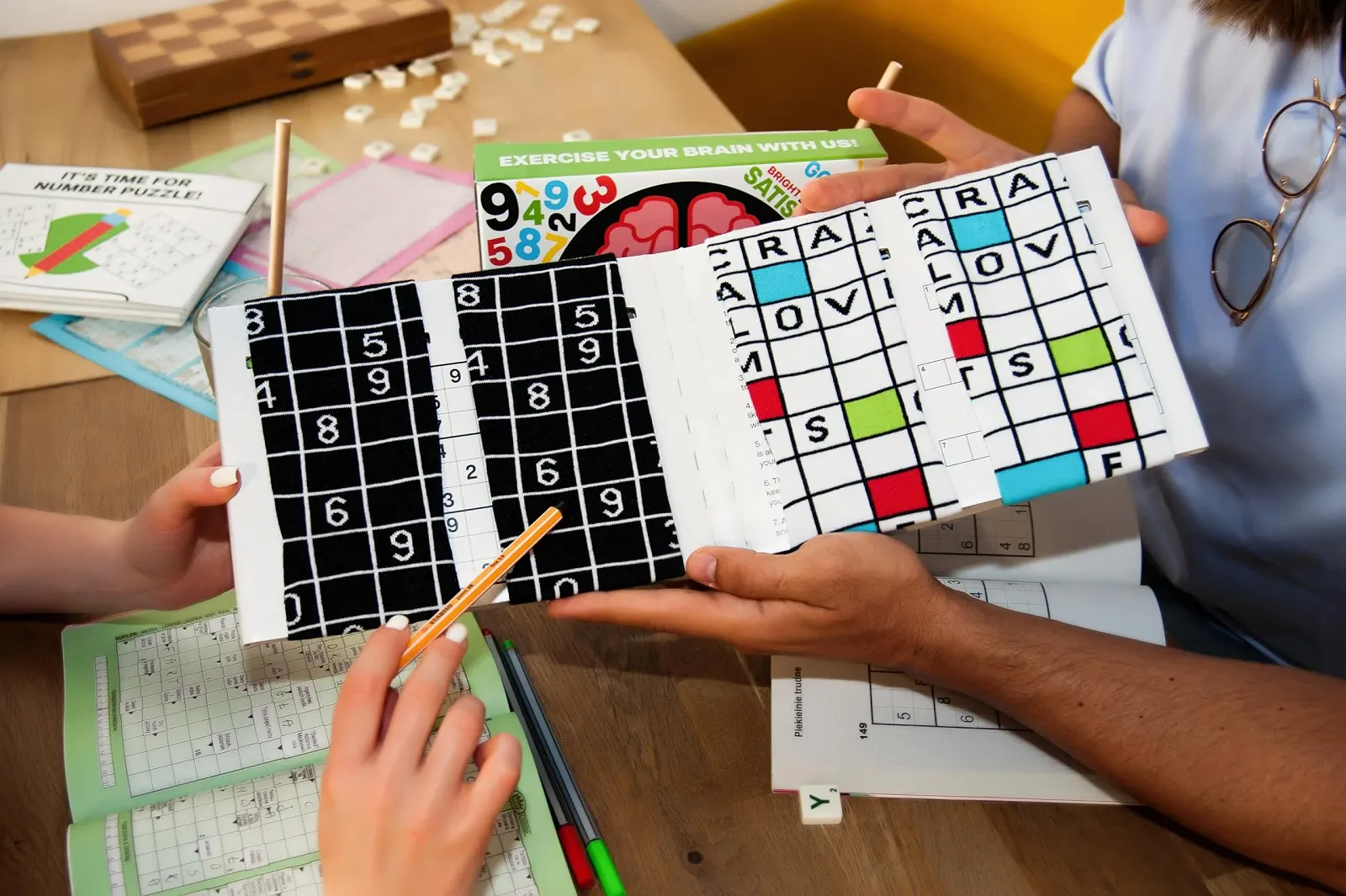 Шкарпетки Rainbow Socks Brain Games - 2 пари, фото №5 Шкарпетки Rainbow Socks Brain Games - 2 пари, фото №5