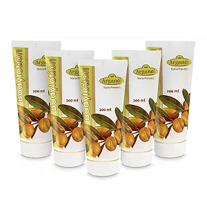 Набор лосьонов для тела с аргановым маслом 200 мл (5 шт.) - Фото 1