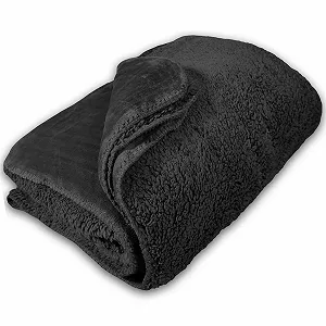 Покривало NYVI CozyLuxus Плюшева ковдра, 150 x 200 см, Антрацит - Фото 1
