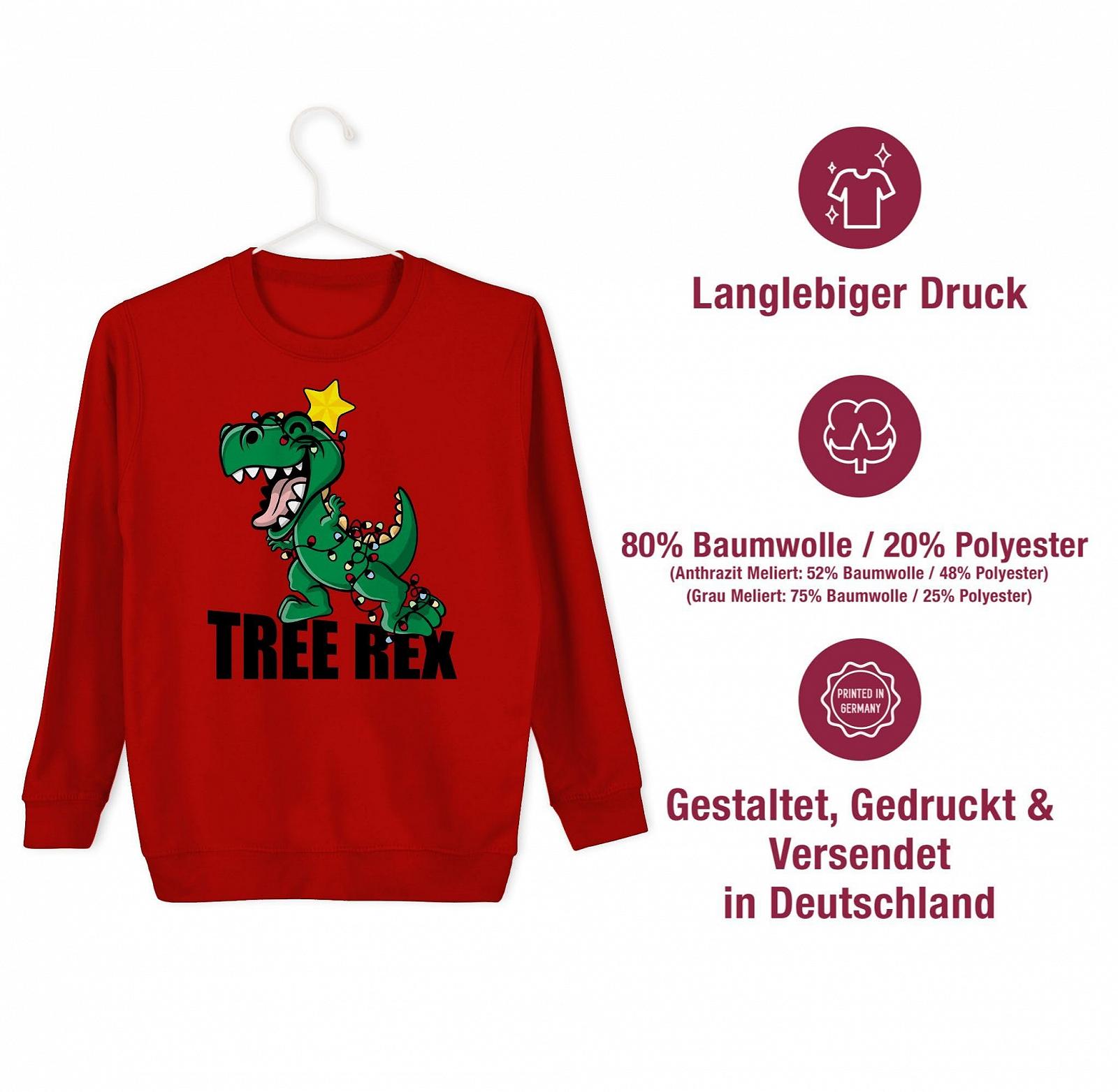 Свитшот для детей Shirtracer Рождественские подарки Christmas Tree Rex, фото №4
