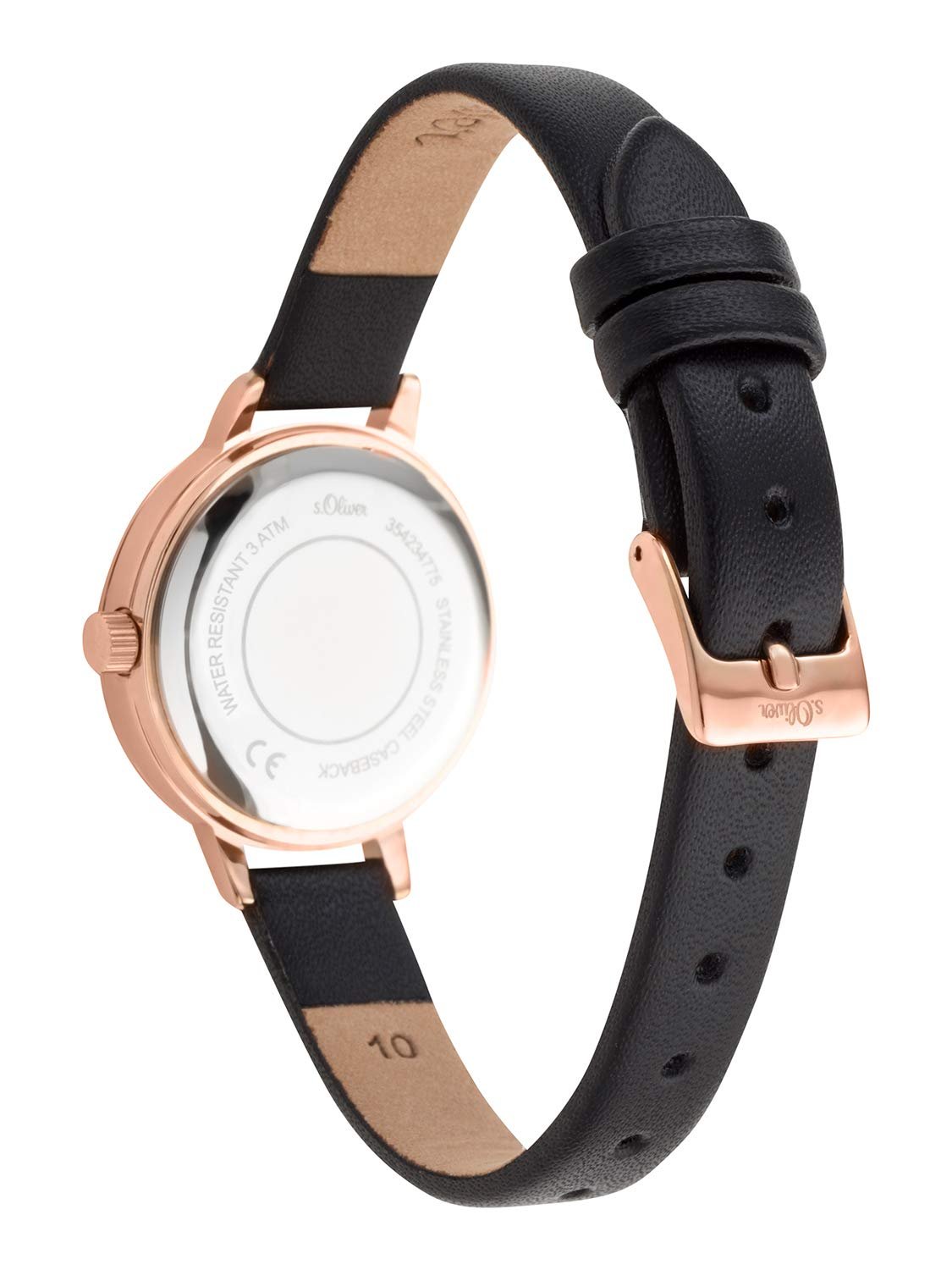 Женские аналоговые кварцевые часы s.Oliver Black SO-3542-LQ, фото №4