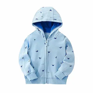 Куртка Дитяча Осіння - Куртка з капюшоном для дівчат на блискавці - Фото 1