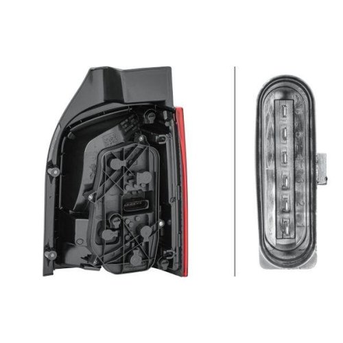 Задній ліхтар HELLA 2SK 010 318-091 для VW, лівий, для автомобілів з задніми відкидними дверима, фото №2