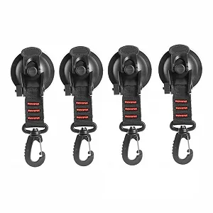 Присоски SMELEYOU, 4 шт., надміцні гачки безпеки, стяжки для намету, аксесуари для кемпінгу - Фото 1