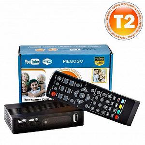 Тюнер T2 MG811 пристрій з переглядом YouTube IPTV WiFi HDMI USB MEGOGO - Фото 1