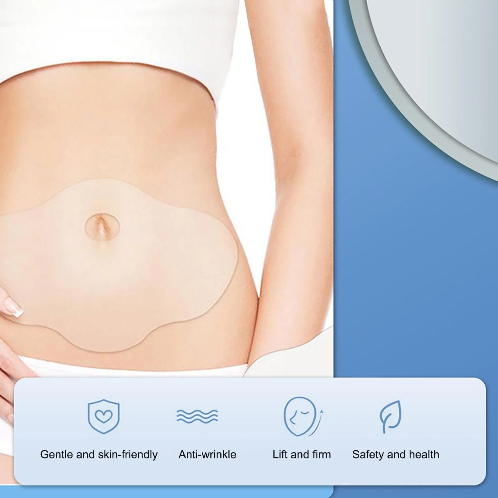 Пластир проти зморшок MKNZOME, 1 шт, Силіконовий для зменшення зморшок шкіри, фото №3