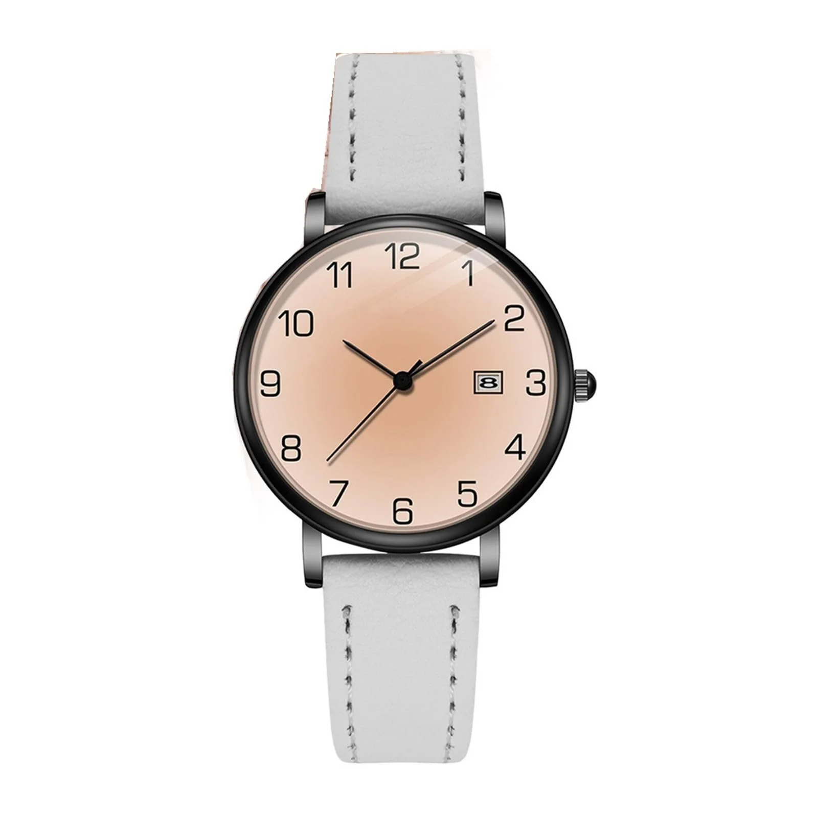 Чоловічий годинник Generisch аналоговий кварцовий елегантний простий модний ретро цифровий повсякденний, фото №1