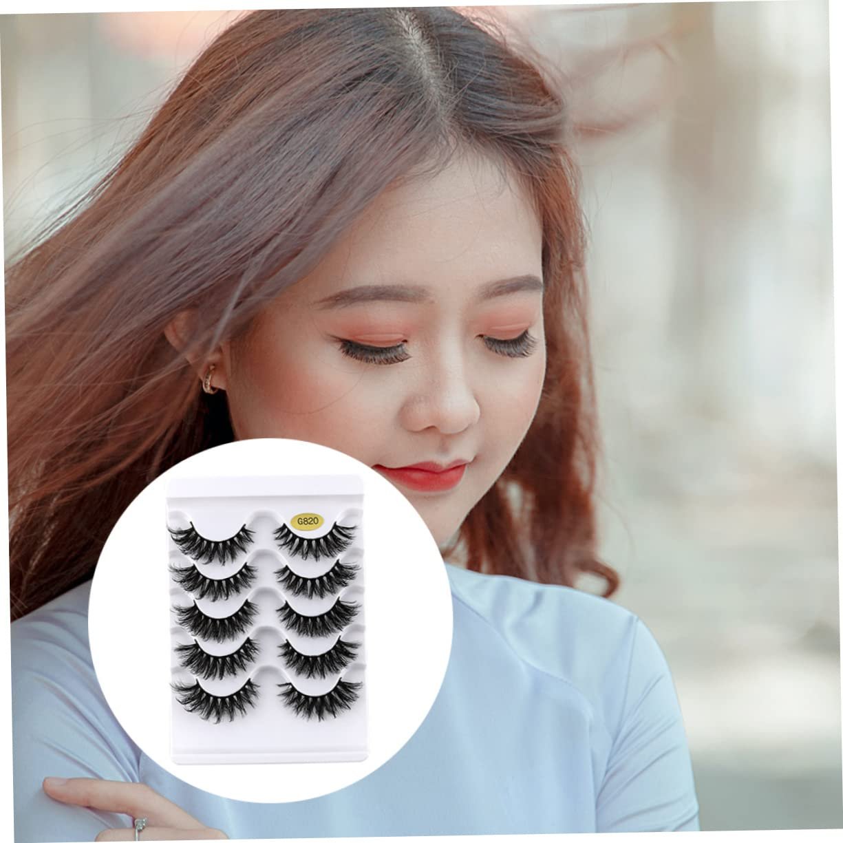 Накладні вії Angoily 25 пар 3D Чорні, фото №6