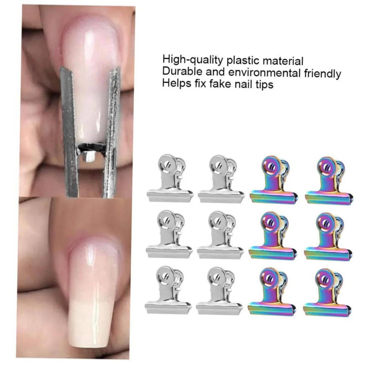 Клипсы для ногтей OATIPHO 12 шт., для наращивания, фото №5