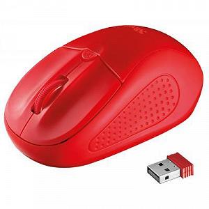 Компьютерная мышь Trust Primo Wireless Mouse Red 20787 - Фото 1