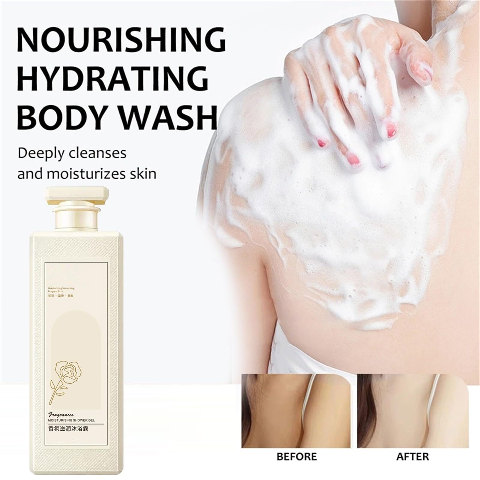 Гель для душу SanyeQueen Fragrant Парфумований Зволожуючий 300 мл, фото №5