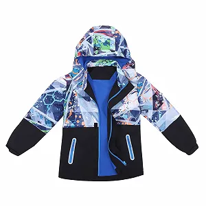 Флісова куртка для хлопчиків LHHMZ, водонепроникна зимова - Фото 1