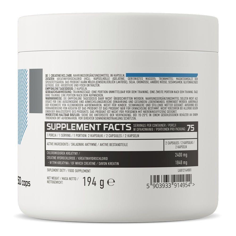 Креатин гидрохлорид Ostrovit Creatine HCL 2400 150 caps, фото №2