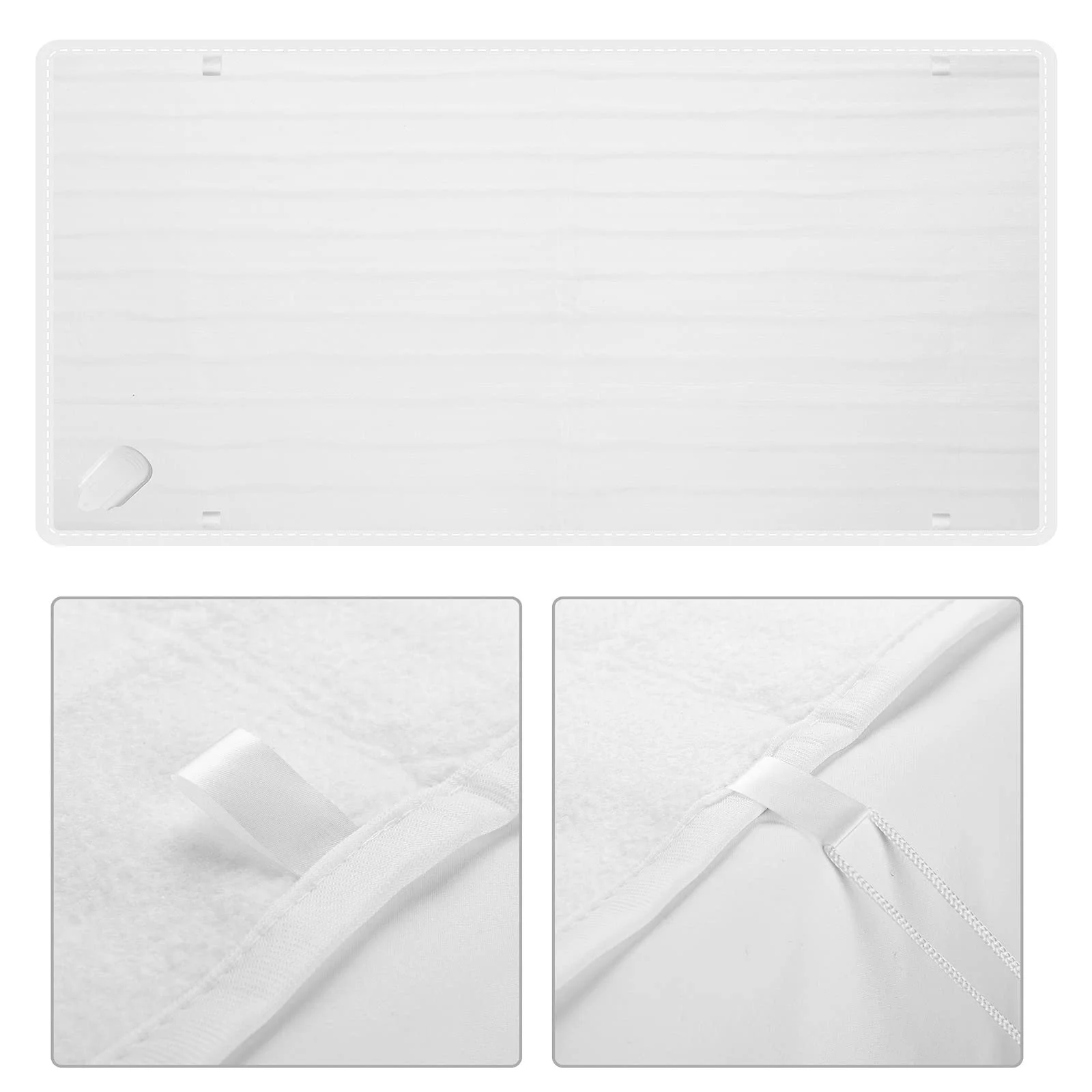 Автомобильный Плед с подогревом Deuba, электрический, для путешествий, теплый, 150 x 80 см, белый, фото №4