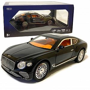 Машинка игровая Bentley АвтоЕксперт Бентли металл черный свет звук 21*6*9 см (GT-6370) - Фото 1